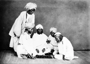 Mohammedaner spielen Schach, ca. 1863